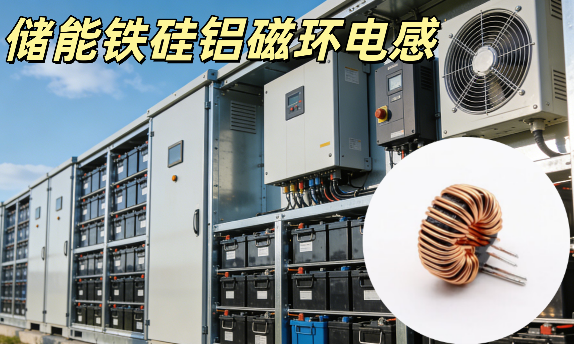 儲能鐵硅鋁磁環電感 10μH 30A 低損耗高飽和